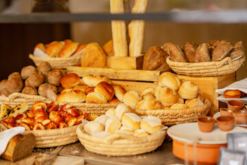 Photo from Hurghada in Egypt showing breakfast at hotel restaurant