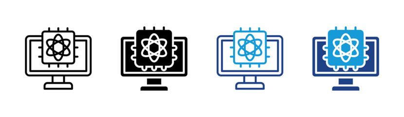 Quantum Computing Icon