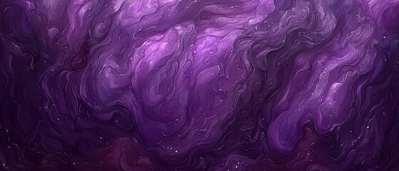 Fototapeta premium Abstract background with swirling patterns in shades of purple and white.