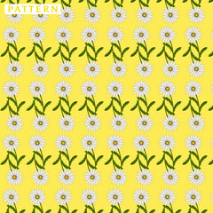 Bright summer floral seamless pattern