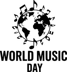 Global Music Celebration: A World Music Day Graphic