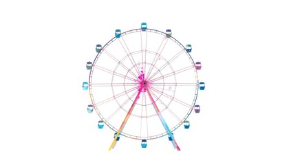 Colorful Ferris Wheel