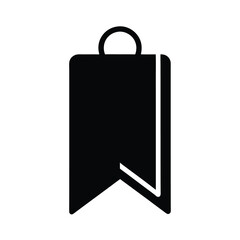 bookmark tab stencil icon vector illustration
