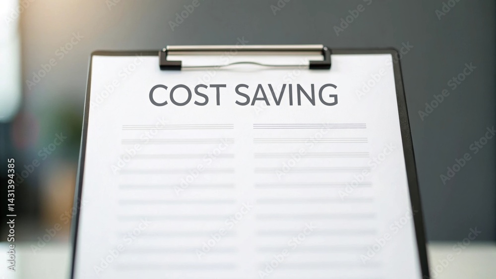 Poster clipboard displaying a 