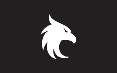 Eagle   head simple icon. Vector ICON all icon Viktor..