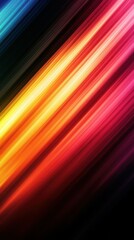 Obraz premium Vibrant streaks of color create a dynamic background with energetic hues blending seamlessly in a modern abstract design