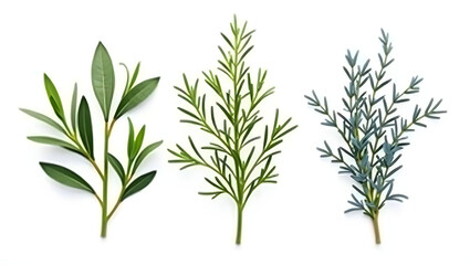 Fototapeta premium rosemary isolated on white background