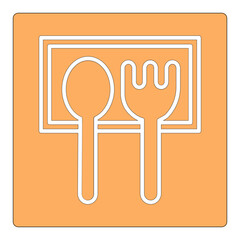 Wooden Tableware Icon