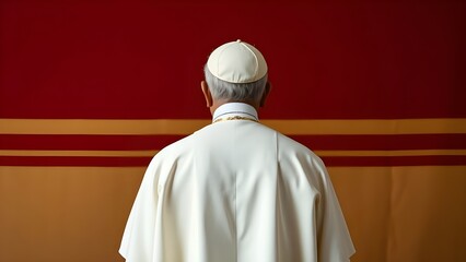 pape en blanc de dos