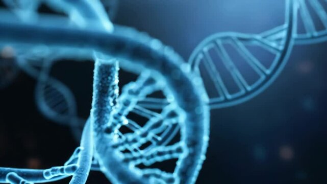 Visual representation of a DNA zipper being pulled open, illustrating genetic concepts and molecular biology.