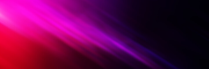 Pink and Purple Diagonal Light Streaks Background Texture. Vibrant glowing lines create dynamic motion blur effect on dark backdrop. Energetic abstract concept.