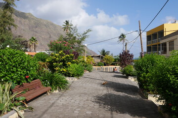 Parkanlage in Paul auf Santo Antão in Kap Verde Kapverdische Inseln