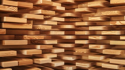 Old brown rustic light bright horizontal wooden bards wall panel decor texture - wood background panorama banner long, seamless pattern