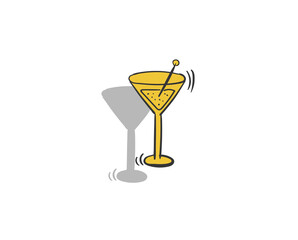 png doodle hand-drawn drink vodka bar wine black bottle holiday symbol celebration cocktail outline line art vintage elegant illustration glassware beverage

