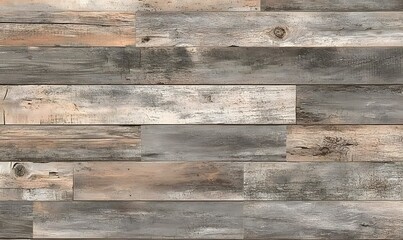Obraz premium Rustic Weathered Wood Planks Background Texture
