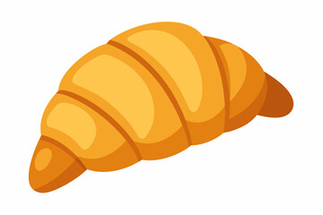 croissant clipart isolated on white background