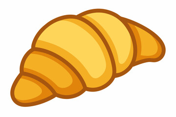 croissant clipart isolated on white background