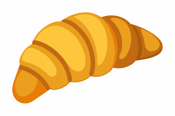 croissant clipart isolated on white background