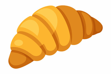 croissant clipart isolated on white background
