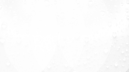 Water droplets clinging to a surface creating an abstract pattern view isolated on transparent background	