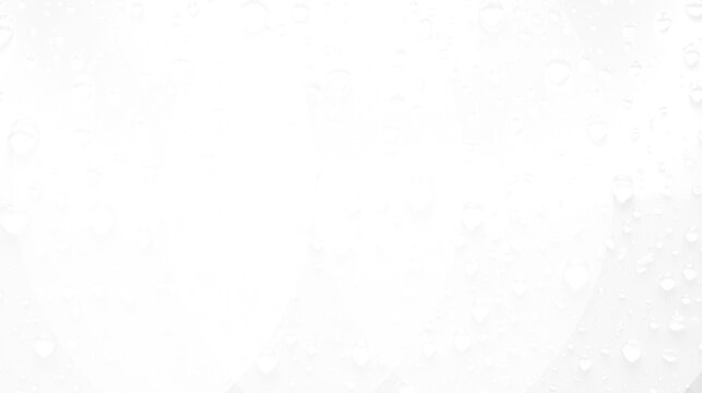 Water droplets clinging to a surface creating an abstract pattern view isolated on transparent background	