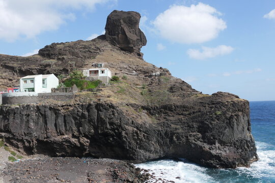 Felsformation auf Santo Ant&atilde;o Kap Verde