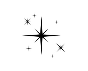 png christmas icon set with bright star wishing toy magic sparkle sky flying pattern winner starry favourite decoration vector trend fantasy falling symbol

