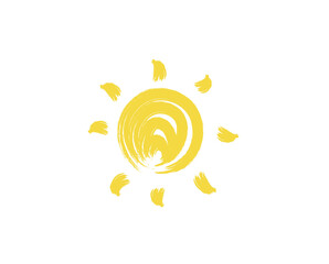 png sun icon with light ray summer vector illustration sunlight beam heat flat shape protection...