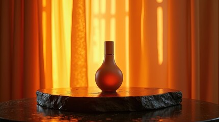 Elegant liquor bottle display background