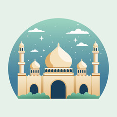 Islamic Illustration With Ramadan Theme