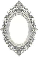 antique silver picture frame