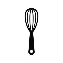 Kitchen Whisk on white background