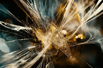 layered digital neurons pulsating with light Abstract