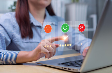 Evaluation of business service experience from online applications, customer satisfaction survey...
