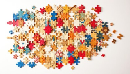 Colorful Jigsaw Puzzle Pieces (2)