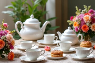 Vintage Tea Set Afternoon Delight