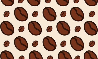 Simple Coffee Bean Background