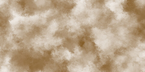 Abstract colorful background with watercolor effect. Dark Brown powder explosion on white background. Smooth hand drawn digital art. Wet hand drawn texture.	