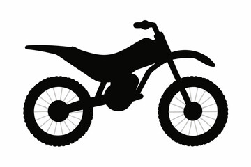 Fototapeta premium motorcycle silhouette vector illustration 