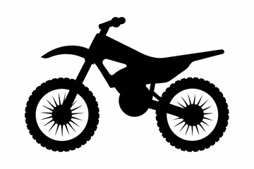 Fototapeta premium motorcycle silhouette vector illustration 