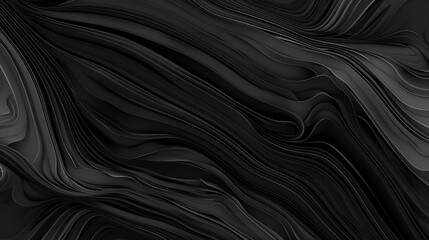 Abstract black color wave flowing express the energetic ripple. Seamless texture of vividness curve swirling convey sense of harmony and wonderful scene perfect for effect and graphic design. AIG51.