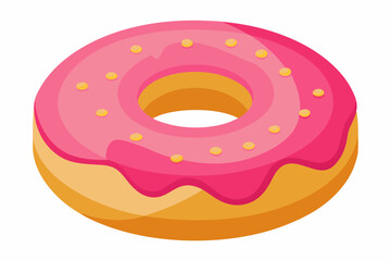 donut vector illustration white background