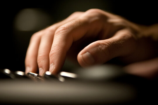 Close-up of a blood pressure cuff being applied in a medical setting by a healthcare professional - Powered by Adobe