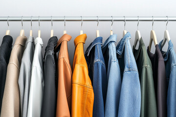 Transforming a messy closet into an organized space with neatly hung clothes and accessories