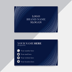 Naklejka premium corporate Business card Vector template.