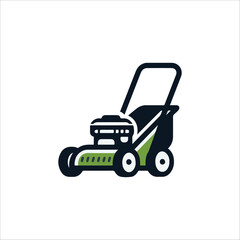 Cartoon Lawn Mower Illustration