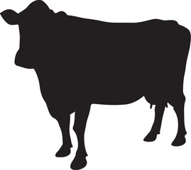 Cow simple icon. Vector ICON all icon Viktor.