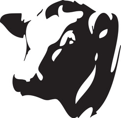 Cow simple icon. Vector ICON all icon Viktor.