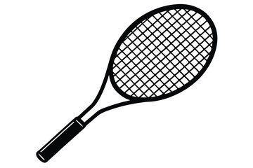 tennis racket vector illustration