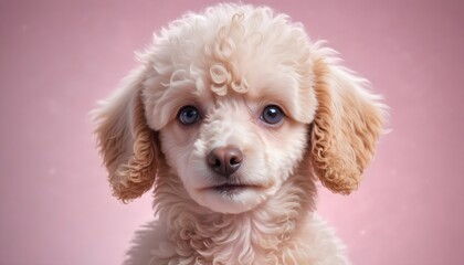 Classic portrait of an elegant Poodle dog